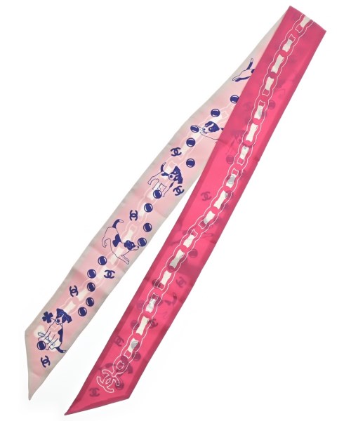 CHANEL（シャネル）バンダナ・スカーフ ピンク サイズ:- レディース/2200626384173