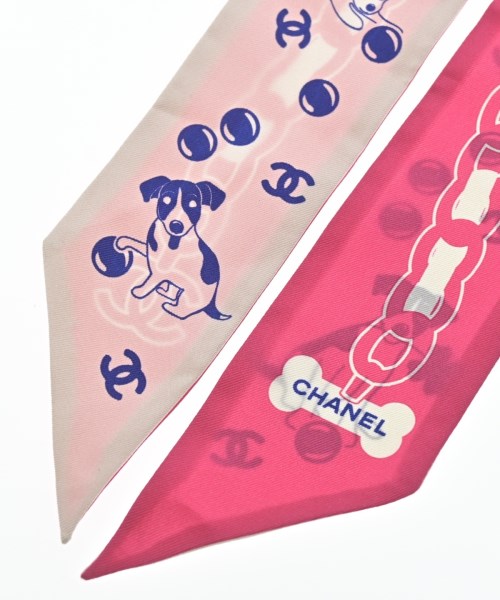 CHANEL（シャネル）バンダナ・スカーフ ピンク サイズ:- レディース/2200626384173