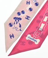 CHANEL（シャネル）バンダナ・スカーフ ピンク サイズ:- レディース/2200626384173