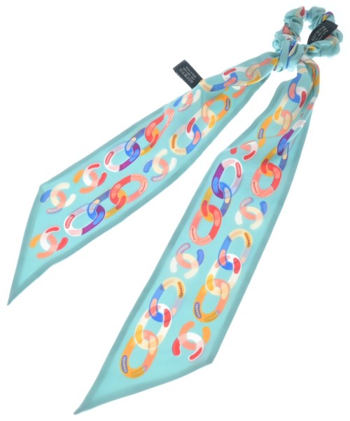 CHANEL（シャネル）バンダナ・スカーフ 青 サイズ:- レディース/2200627744167