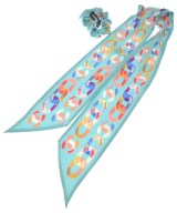 CHANEL（シャネル）バンダナ・スカーフ 青 サイズ:- レディース/2200627744167