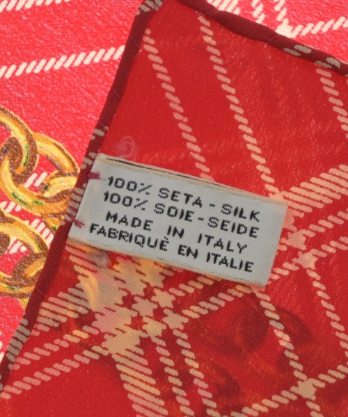 CHANEL（シャネル）バンダナ・スカーフ 赤 サイズ:- レディース/2200629679597