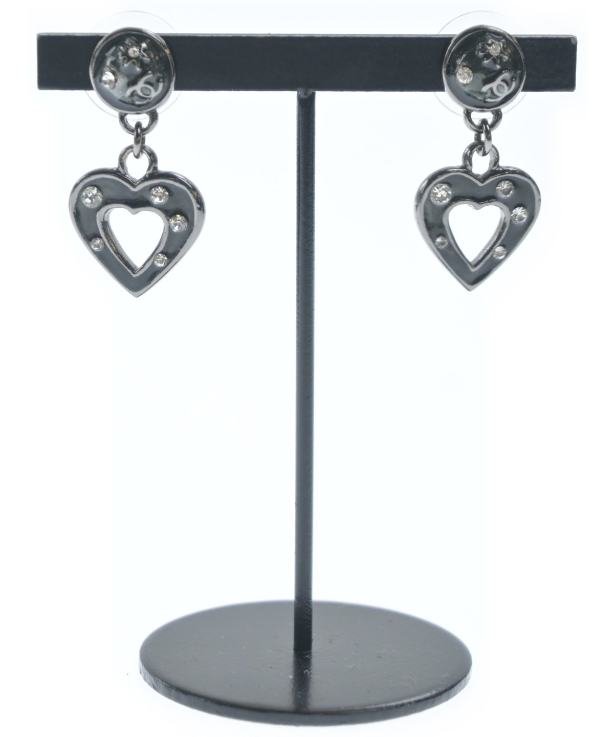 CHANEL（シャネル）ピアス 黒 サイズ:- レディース/2200633429393