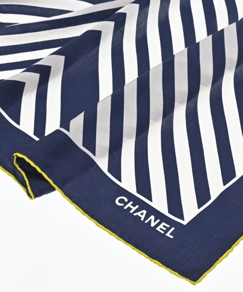 CHANEL（シャネル）バンダナ・スカーフ 紺 サイズ:- レディース/2200605057036
