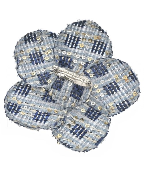 CHANEL（シャネル）ブローチ・コサージュ 紺 サイズ:- レディース/2200607815306