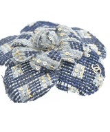 CHANEL（シャネル）ブローチ・コサージュ 紺 サイズ:- レディース/2200607815306