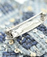 CHANEL（シャネル）ブローチ・コサージュ 紺 サイズ:- レディース/2200607815306