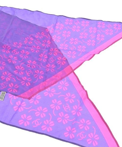 CHANEL（シャネル）バンダナ・スカーフ 紫 サイズ:- レディース/2200605637573