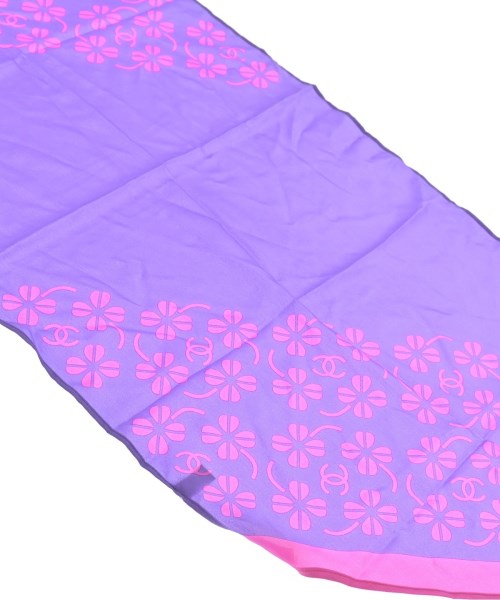 CHANEL（シャネル）バンダナ・スカーフ 紫 サイズ:- レディース/2200605637573