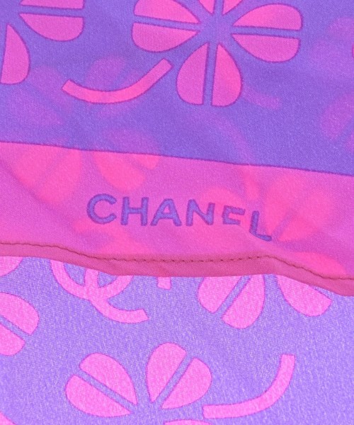 CHANEL（シャネル）バンダナ・スカーフ 紫 サイズ:- レディース/2200605637573