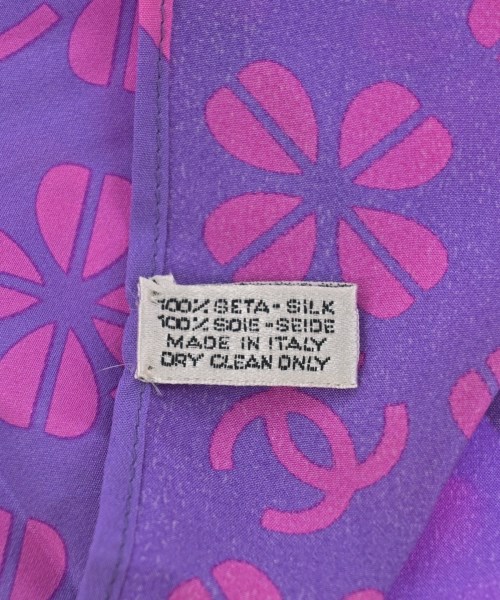 CHANEL（シャネル）バンダナ・スカーフ 紫 サイズ:- レディース/2200605637573