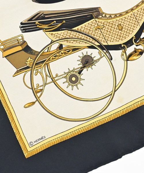 CHANEL（シャネル）バンダナ・スカーフ 黒 サイズ:90 レディース/2200677499178