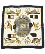 CHANEL（シャネル）バンダナ・スカーフ 黒 サイズ:90 レディース/2200677499178