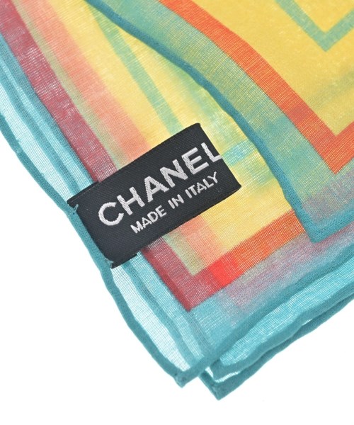 CHANEL（シャネル）バンダナ・スカーフ 黄 サイズ:- レディース/2200678115879