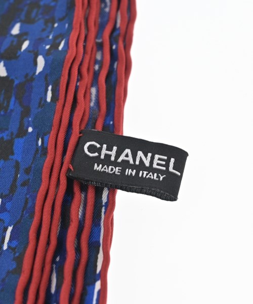 CHANEL（シャネル）バンダナ・スカーフ 青 サイズ:- レディース/2200676954050
