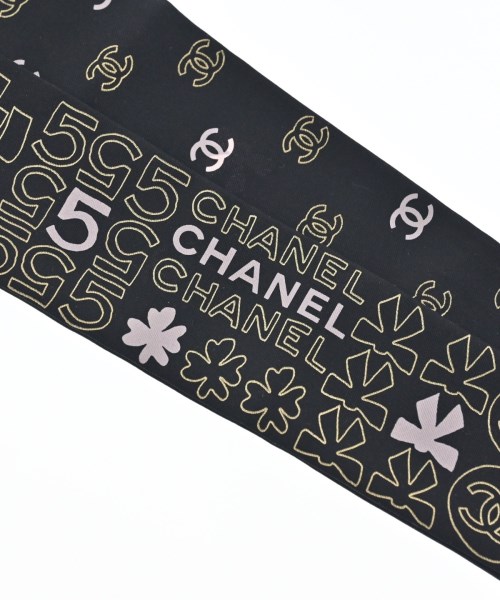 CHANEL（シャネル）バンダナ・スカーフ 黒 サイズ:- レディース/2200657567026