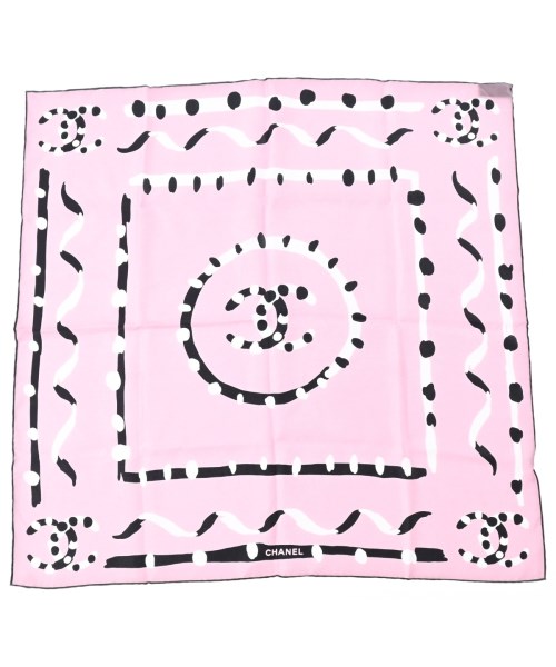 CHANEL(シャネル)バンダナ・スカーフ ピンク サイズ:-/2200657186432