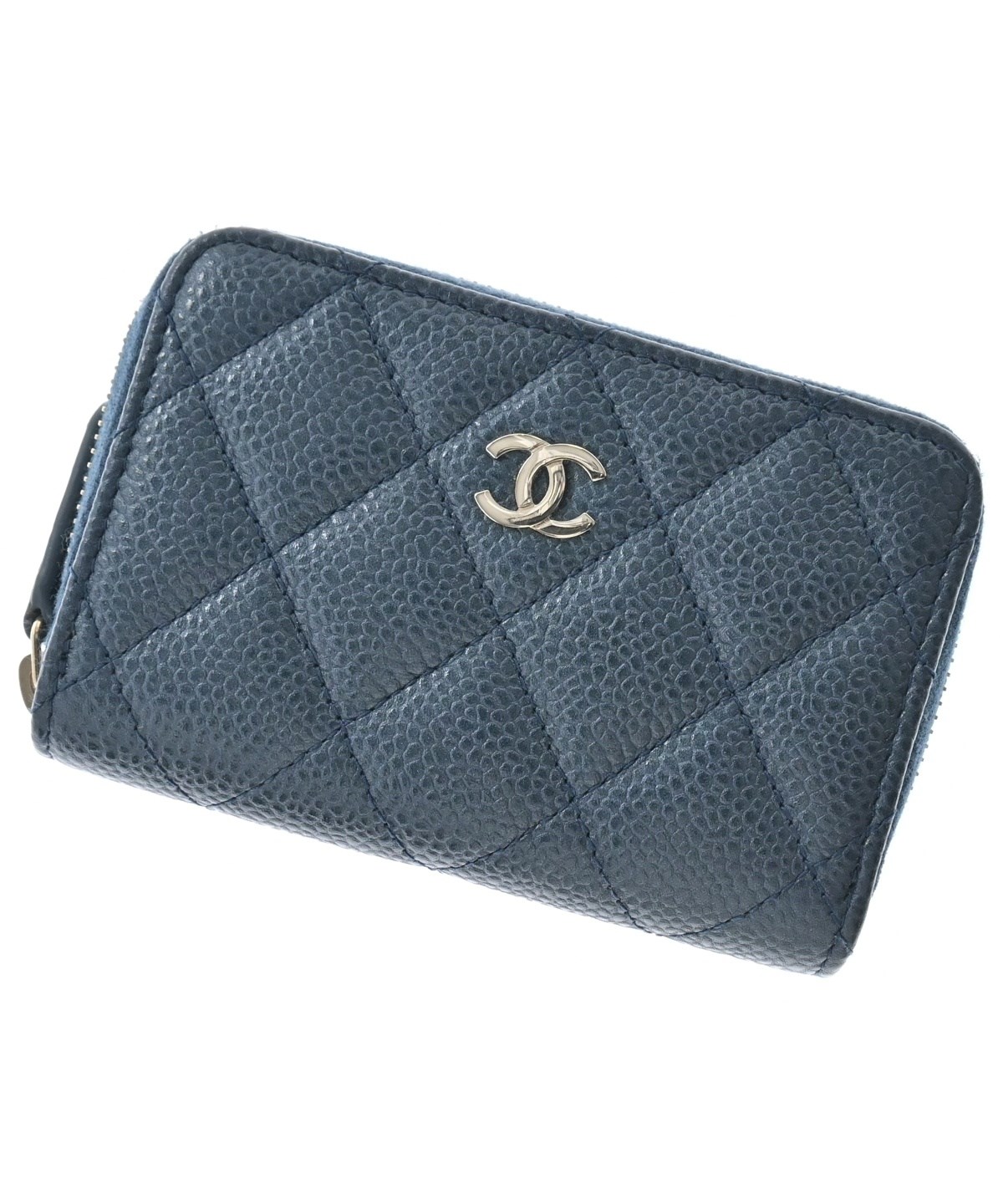 CHANEL シャネル 財布・ケース  紺 【古着】【中古】【送料無料】 CHANEL（シャネル）財布・コインケース 紺 サイズ:- レディース