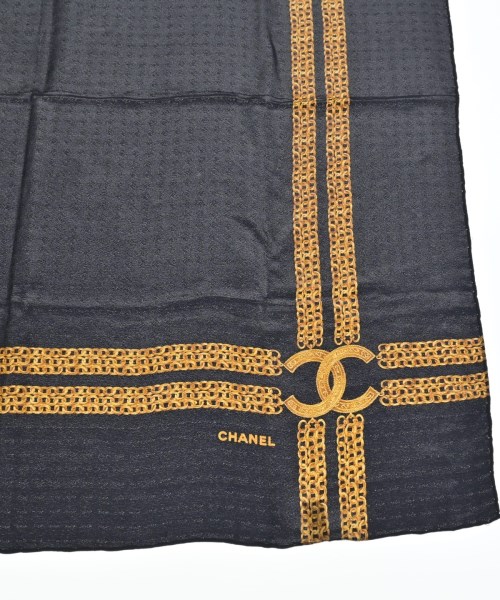 CHANEL（シャネル）バンダナ・スカーフ 黒 サイズ:- レディース/2200716254201