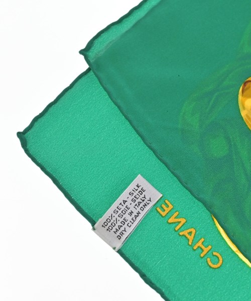CHANEL（シャネル）バンダナ・スカーフ 緑 サイズ:- レディース/2200649433919