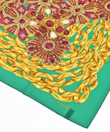 CHANEL（シャネル）バンダナ・スカーフ 緑 サイズ:- レディース/2200649433919