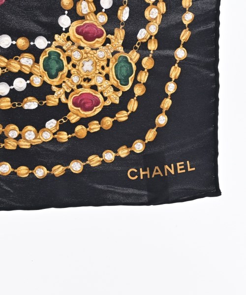 CHANEL（シャネル）バンダナ・スカーフ 黒 サイズ:- レディース/2200702519659