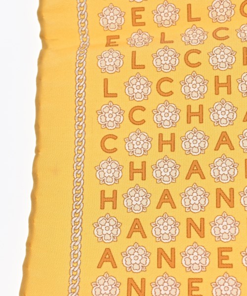 CHANEL（シャネル）バンダナ・スカーフ 黄 サイズ:- レディース/2200706757156