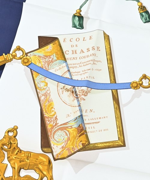 HERMES（エルメス）バンダナ・スカーフ 青 サイズ:- レディース/2200672256974