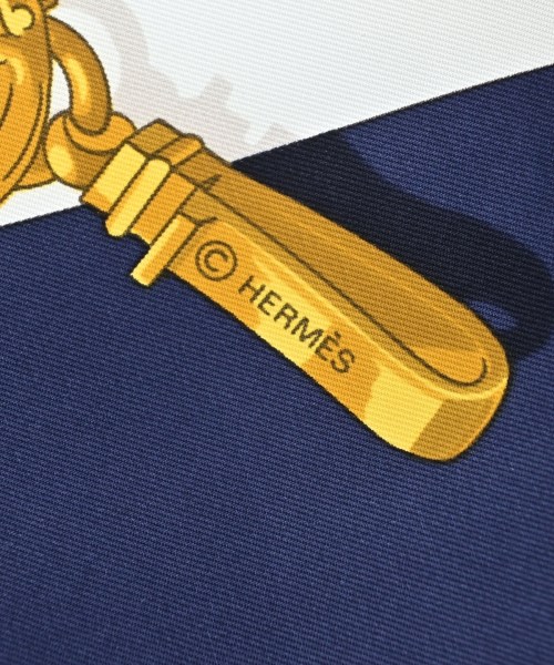 HERMES（エルメス）バンダナ・スカーフ 青 サイズ:- レディース/2200672256974