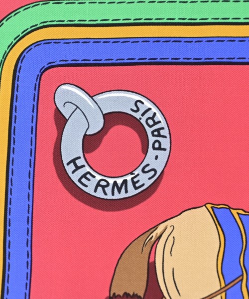 HERMES（エルメス）バンダナ・スカーフ 赤 サイズ:90 レディース/2200672256981