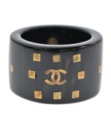 CHANEL（シャネル）リング 黒 サイズ:12 レディース/2200722007235