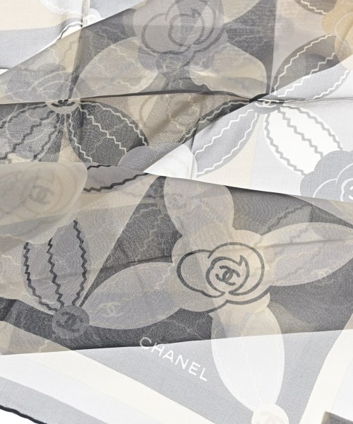 CHANEL（シャネル）バンダナ・スカーフ グレー サイズ:- レディース/2200722178881