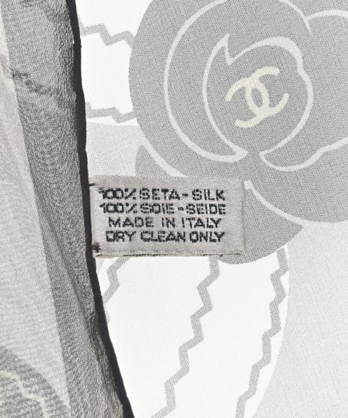 CHANEL（シャネル）バンダナ・スカーフ グレー サイズ:- レディース/2200722178881