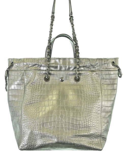 CHANEL（シャネル）トートバッグ シルバー サイズ:- レディース/2200721872513