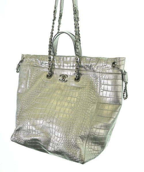 CHANEL（シャネル）トートバッグ シルバー サイズ:- レディース/2200721872513