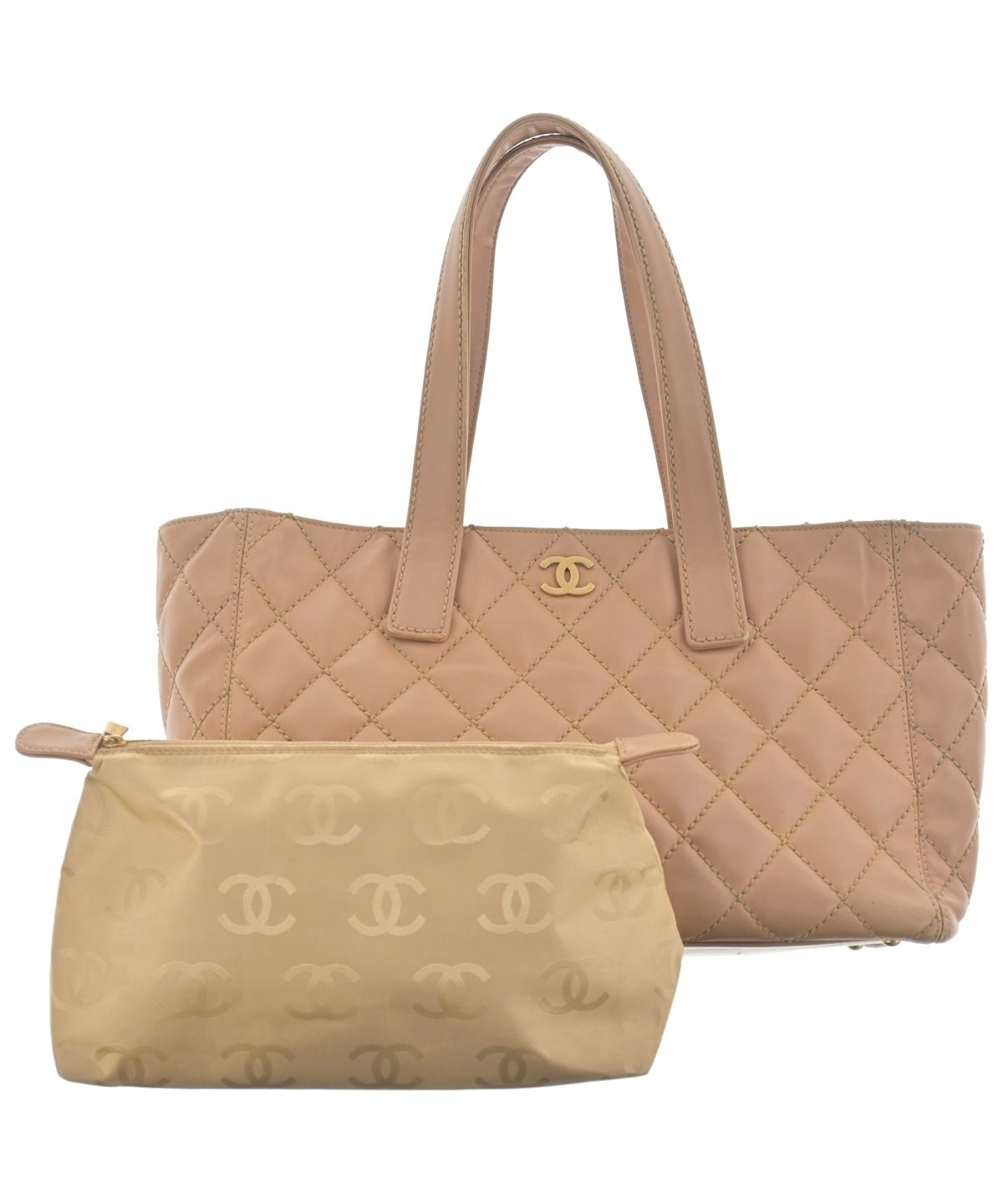 CHANEL(シャネル)トートバッグ ベージュ サイズ:-(XL位) レディース CHANEL(シャネル)トートバッグ ベージュ サイズ:-(XL位) レディース