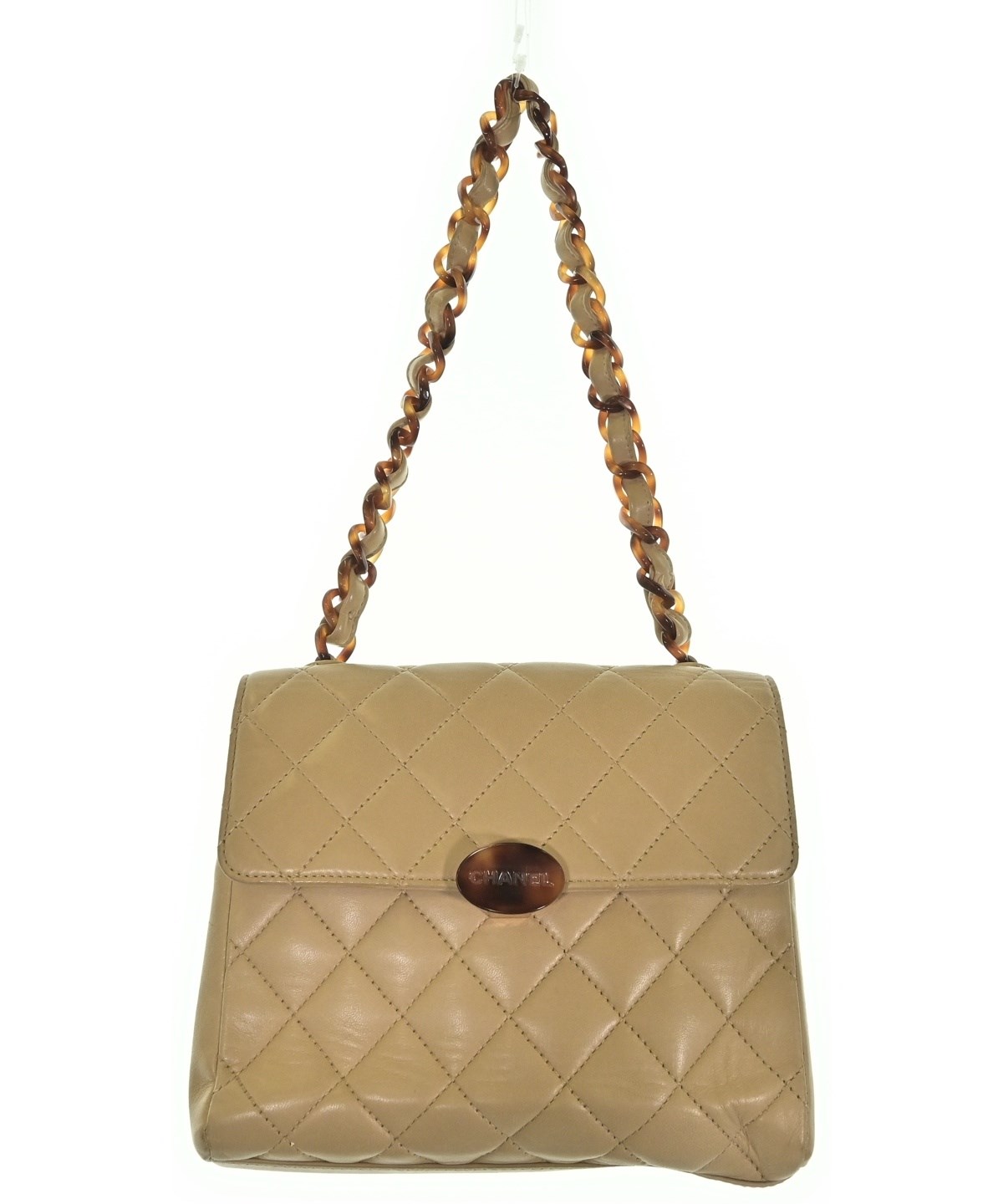 Chanel ショルダーバッグ ベージュ CHANEL（シャネル）ショルダーバッグ ベージュ サイズ:- レディース