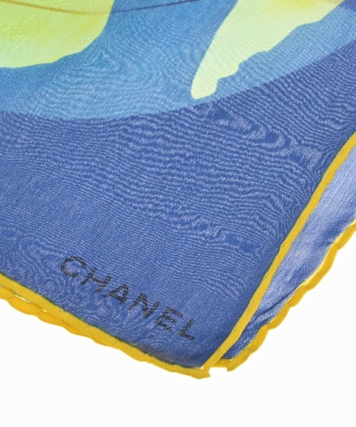 CHANEL（シャネル）バンダナ・スカーフ 青 サイズ:- レディース/2200691728377