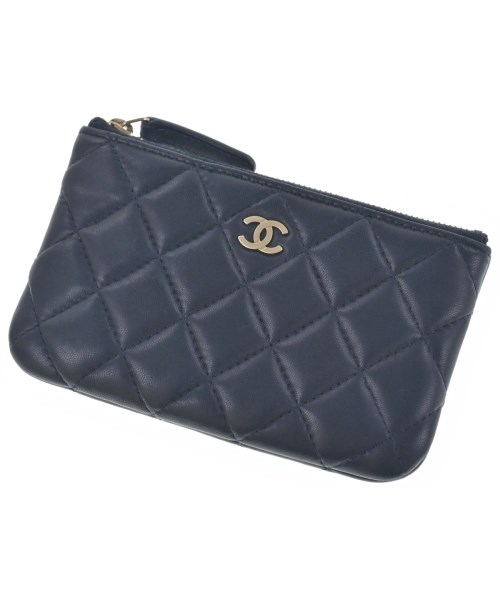 CHANEL(シャネル)ポーチ 紺 サイズ:-/2200693133117
