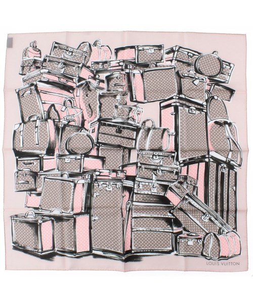 LOUIS VUITTON(ルイヴィトン)バンダナ・スカーフ ピンク サイズ:-/2200644407137