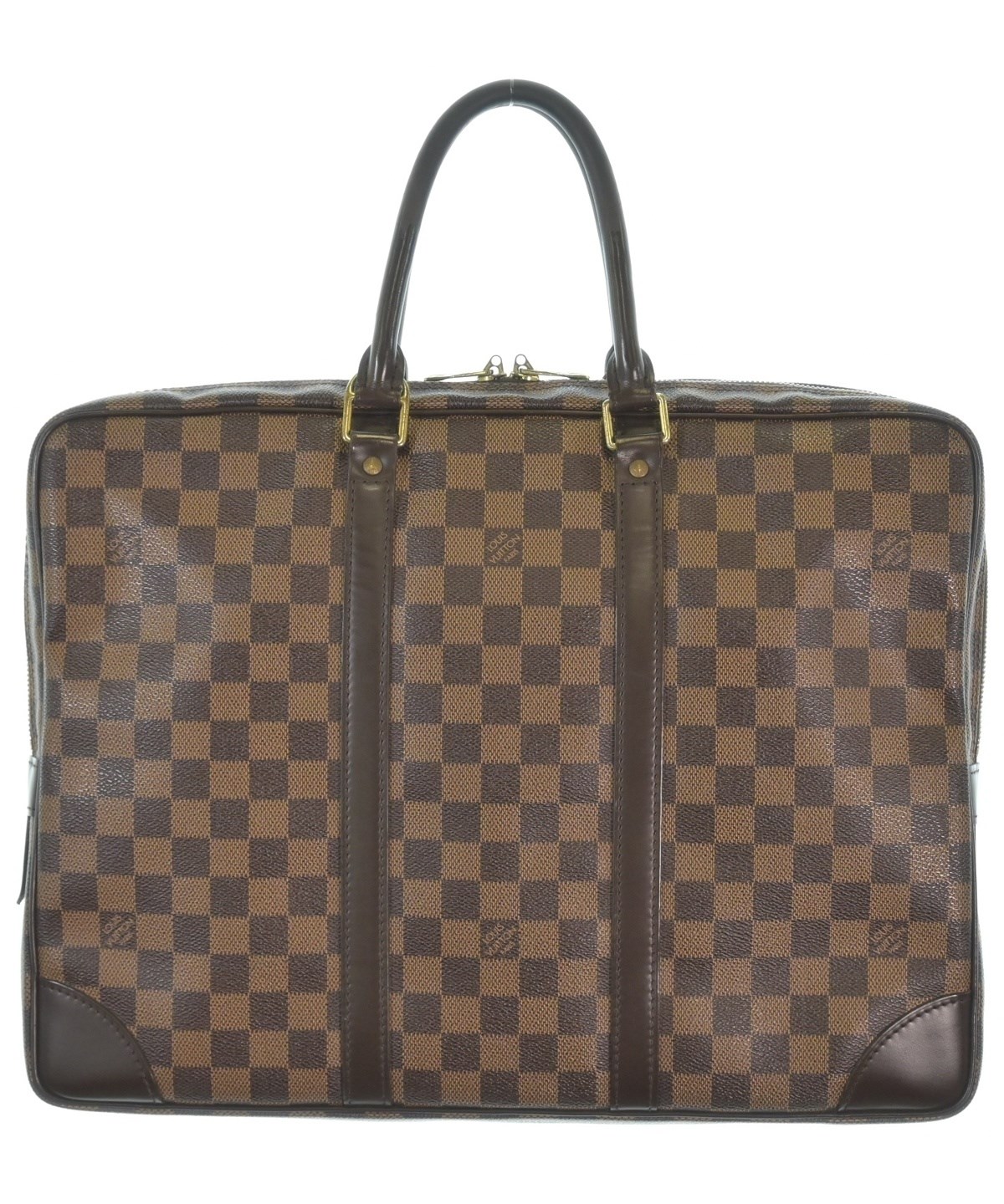 専用！ Louis Vuitton ダークブラウン ビジネスバッグ アルトナGM ダミエエベヌ ブリーフケース ビジネスバッグ PVC