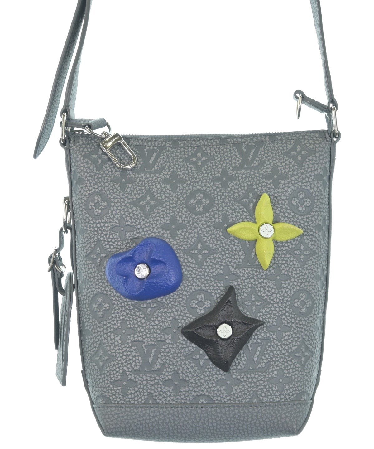 LOUIS VUITTON ショルダーバッグ グレー LOUIS VUITTON（ルイヴィトン）ショルダーバッグ グレー サイズ