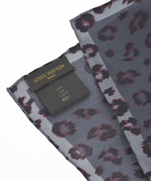 LOUIS VUITTON（ルイヴィトン）バンダナ・スカーフ グレー サイズ:- レディース/2200621929041