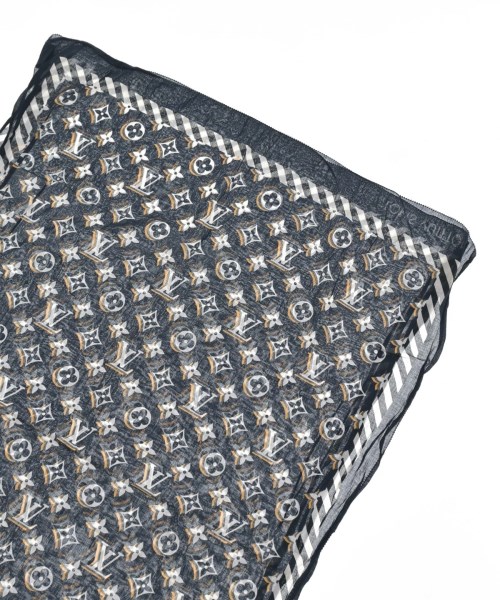 LOUIS VUITTON（ルイヴィトン）バンダナ・スカーフ 紺 サイズ:- レディース/2200623321591