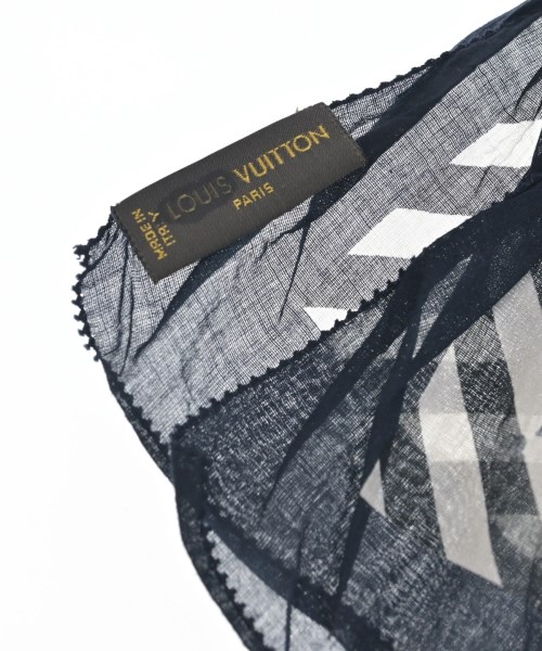 LOUIS VUITTON（ルイヴィトン）バンダナ・スカーフ 紺 サイズ:- レディース/2200623321591