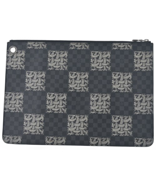 LOUIS VUITTON（ルイヴィトン）クラッチバッグ グレー サイズ:GM レディース/2200609813140