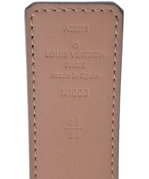 LOUIS VUITTON（ルイヴィトン）ベルト 黒 サイズ:95 レディース/2200616158036