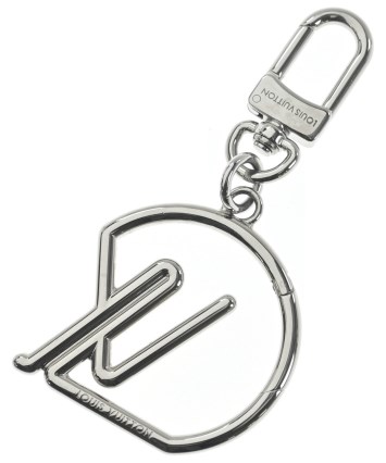 ルイヴィトンシルバー ロゴ キーホルダー LOUIS VUITTON（ルイヴィトン）キーケース・キーホルダー シルバー