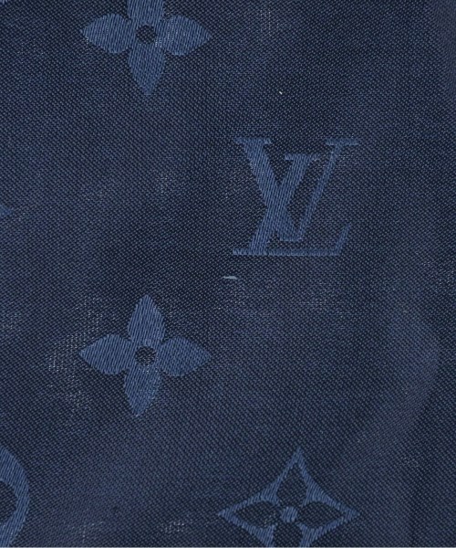 LOUIS VUITTON（ルイヴィトン）バンダナ・スカーフ 紺 サイズ:- レディース/2200602380076