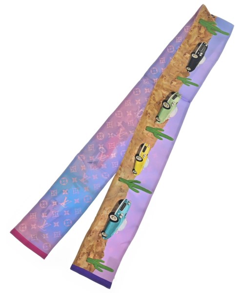 LOUIS VUITTON（ルイヴィトン）バンダナ・スカーフ 青 サイズ:- レディース/2200607005448